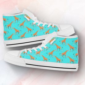 Cool Giraffe Shoes | Custom High Top Sneakers For Kids & Adults