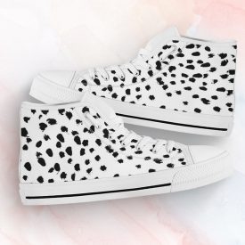 Dalmatian Dog Shoes | Custom High Top Sneakers For Kids & Adults