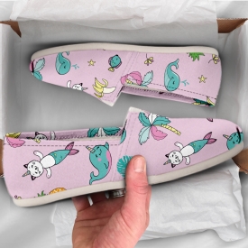 Mermaid Unicorn Cat Shoes