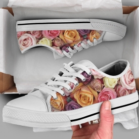 Rose Print Shoes