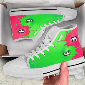 Nintendo Splatoon Shoes | Custom High Top Sneakers For Kids & Adults