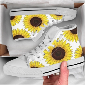 Unique Sunflower Shoes