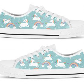 Cute Unicorn Shoes | Custom Low Top Sneakers For Kids & Adults