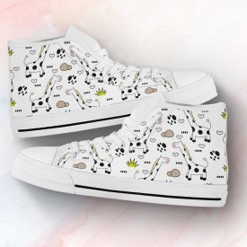 Cutest Giraffe Shoes | Custom High Top Sneakers For Kids & Adults