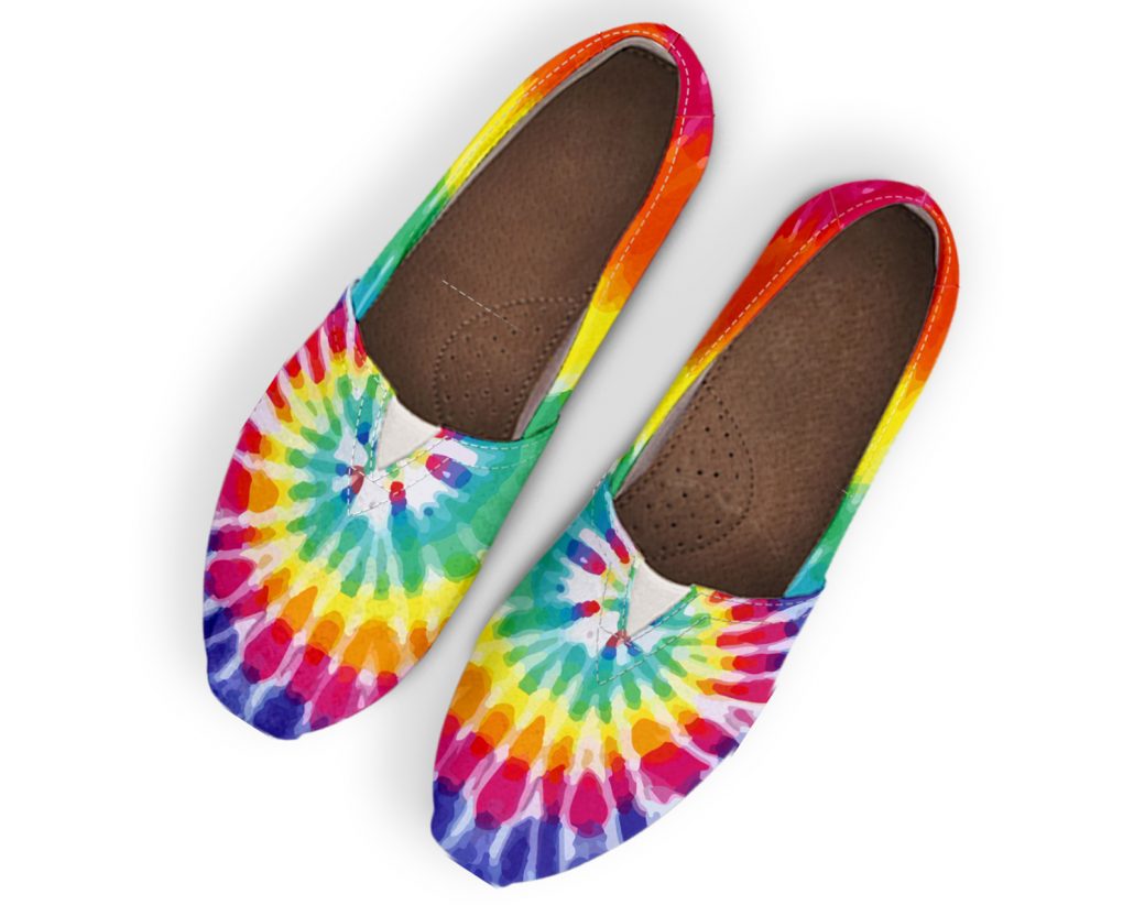 Tie Dye Shoes Womens | Custom Canvas Sneakers For Kids & Adults