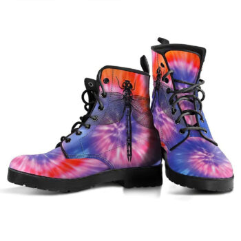 Tiedye Dragonfly 1 Handcrafted Boots