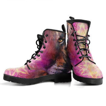Tiger Mandala Handcrafted Boots