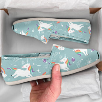 Cute Unicorn Shoes | Custom Canvas Sneakers For Kids & Adults