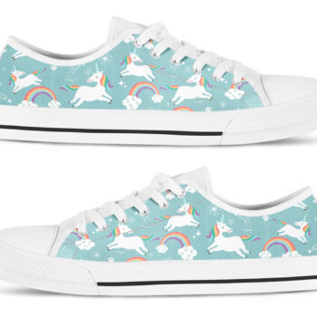Cute Unicorn Shoes | Custom Low Top Sneakers For Kids & Adults