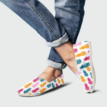 Cool Pineapple Shoes | Custom Canvas Sneakers For Kids & Adults
