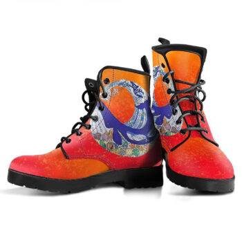 Whale Mandala Womens Leather Boots