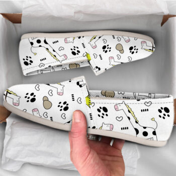 Casual Giraffe Shoes | Custom Canvas Sneakers For Kids & Adults