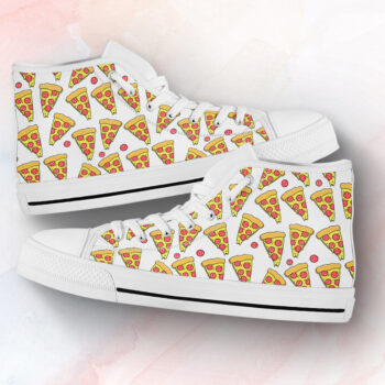 Pizza Lover Shoes | Custom High Top Sneakers For Kids & Adults