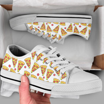 Pizza Gift Shoes | Custom Low Tops Sneakers For Kids & Adults