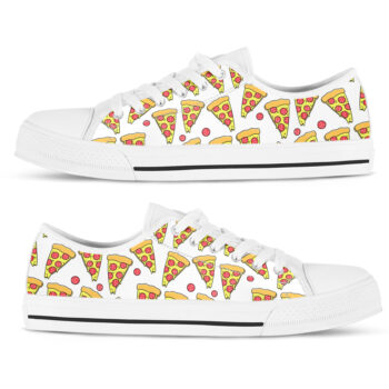 Pizza Gift Shoes | Custom Low Tops Sneakers For Kids & Adults