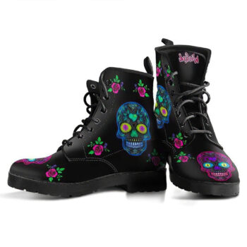 Wicked Skulls Womens Leather Boots
