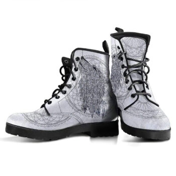 Wolf Dream Catcher Handcrafted Boots