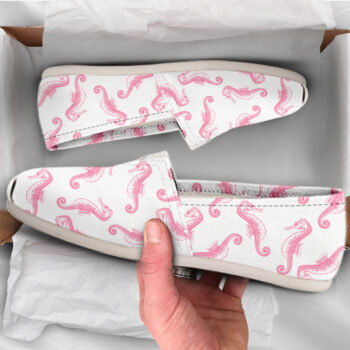 Seahorse Slip-On Shoes | Custom Canvas Sneakers For Kids & Adults
