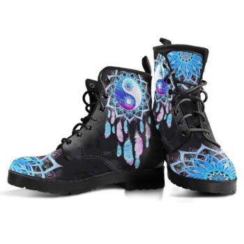 Yin Yang Dreamcatcher Handcrafted Boots