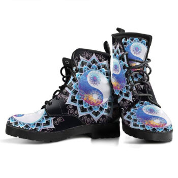 Yinyang Mandala 1 Handcrafted Boots
