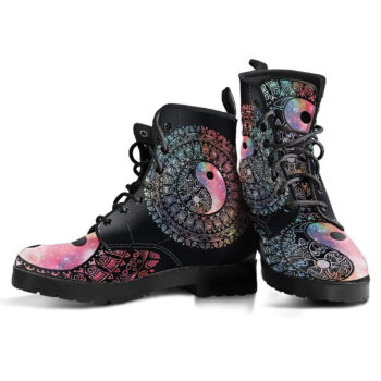 Yinyang Mandala 3 Handcrafted Boots