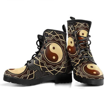 Yinyang Mandala 5 Handcrafted Boots
