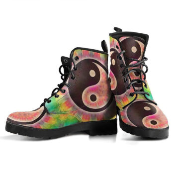 Yinyang Mandala 5 Handcrafted Boots 1