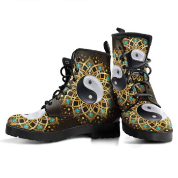 Yinyang Mandala 5 Handcrafted Boots 2